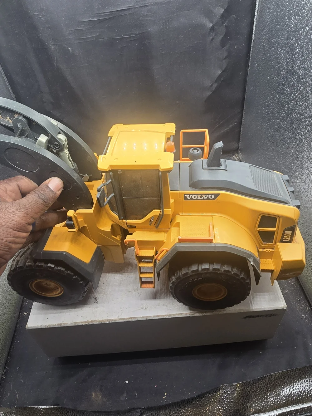 Volvo Yellow Toy Loader Truck for Kids - Durable Construction Play